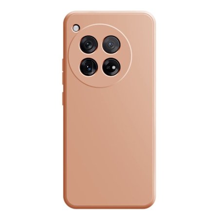 Mikrofiberfodrat OnePlus 12 skal i mjukt gummi - Rosa