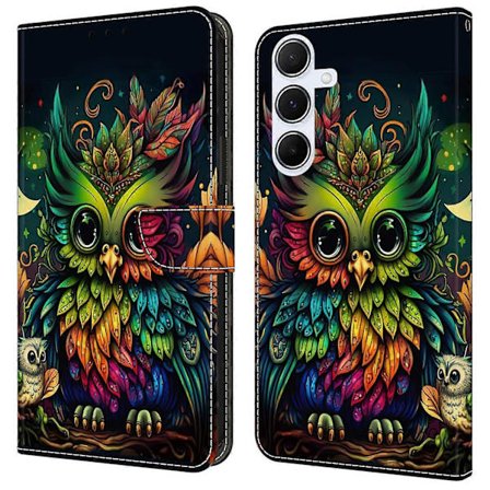 Til Samsung Galaxy A05s 4G Etui Mønsterprintet Beskyttelsescover TPU+PU Læder Flip Telefon Etui (LGL)