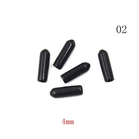 20 st Ändskydd Cap Vattentätt cover Vinyl Gummi Stål Stång T