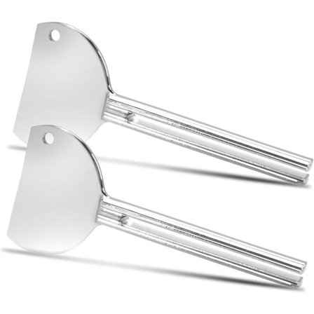2 stk. tuberingsklemmer, tuberingspresser til tandpasta, farvetuber, cremer, sennep, tuberingsvrider, klemme til badeværelse og køkken, rustfrit 