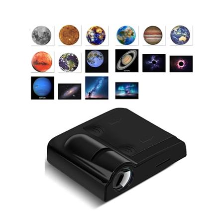 Måne Jord Bakgrundsprojektorlampa Inomhus Takprojektorlampa Hem Batteridriven Projektion Skytte Belysning Rekvisita Black Type 1