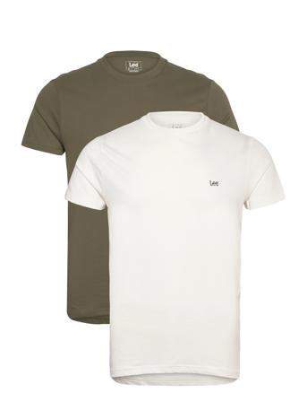 Twin Pack Crew Lee Jeans Khaki