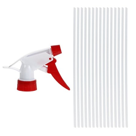 15 stk. Sprayflaske Dyser Erstatning Sprayhoder for Hjemmehagen Bruk