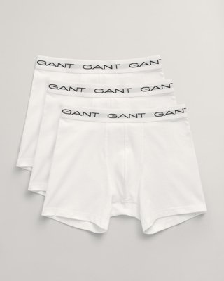 GANT - 3-Pack Boksershorts, Briefs, lengre ben til herre white