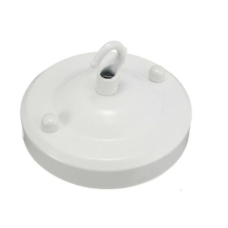 Vintage Taklampa Hängare Takplatta Hållare Chandelier Ljusarmatur Tak 2st