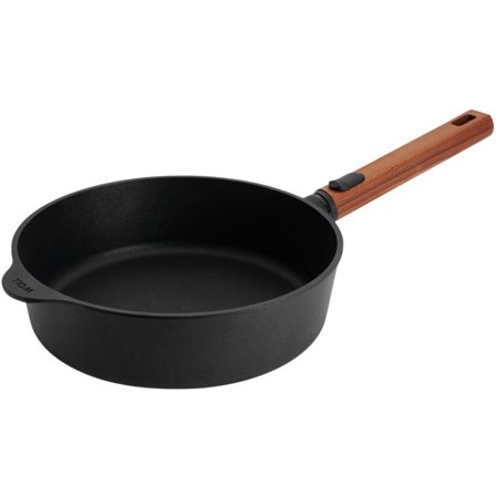 Woll Eco Logic QXR sautépanne 24 cm med avtagbart trehåndtak' - 'Svart