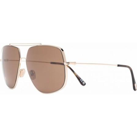 Tom Ford - Solglasögon - Brun - Herr - Storlek: One Size, Herr, Storlek: ONE SIZE