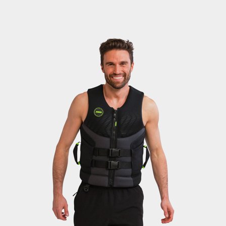 Chaleco de deportes acuáticos JOBE Premium Neoprene Life Vest Men 50N Black, Medium