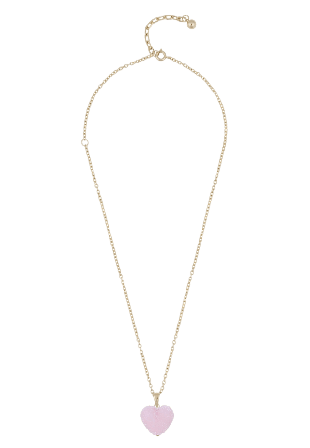 SNÖ of Sweden Sugar Hearts Pendant Neck 42 Halsband Dam Guld cm