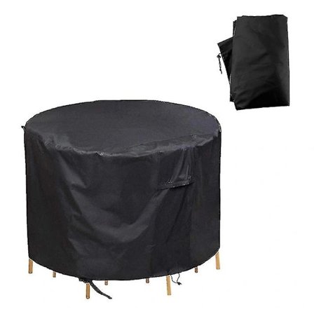 Runde møbelovertræk, støvtætte og vandtætte, udendørs havebord møbelbeskyttende overtræk 120*75cm