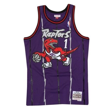 T-shirt MITCHELL & NESS Nba Toronto Raptors Tracy Mcgrady Swingman Jersey Lila - Man/Adult
