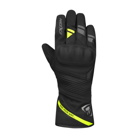 Motorradhandschuhe IXON Pro Midgard Schwarz/Grau/Hellgelb XL