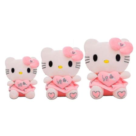 25/30/40cm Hello Kitty plysjdukke - myk leke 25cm