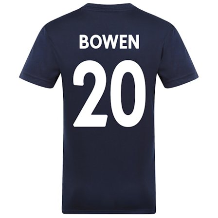 West Ham United FC Herr Bowen 20 Polyester T-Shirt S Marinblå