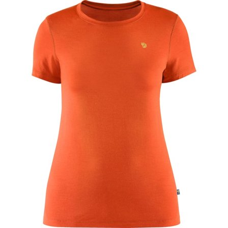 Fjällräven Bergtagen Thinwool SS XL - female - Hokkaido Orange - Base layer Topps