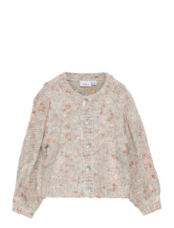Nmfopenny Ls Knit Card Grey Name It
