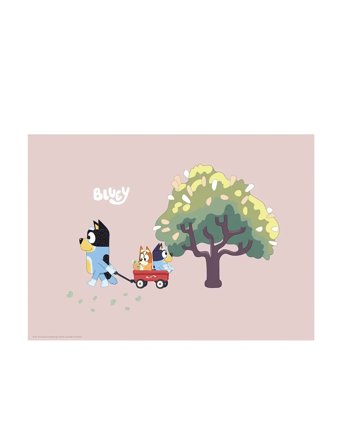 Poster & Frame Bluey - Big Tree - Pink - 50X 70CM