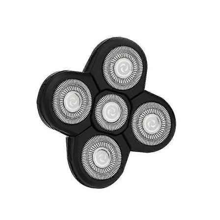 Tilbehør til Skull Shaver Carver 5 Hovederstatningsblad til Pitbull, Butterfly Kiss og Palm Elektriske Barbermaskiner -T