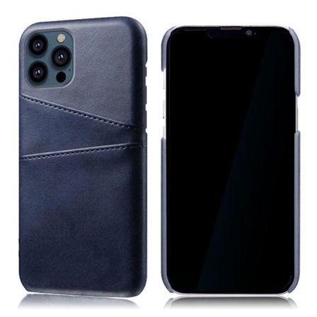 iPhone 13 Pro skal med korthållare - Blå