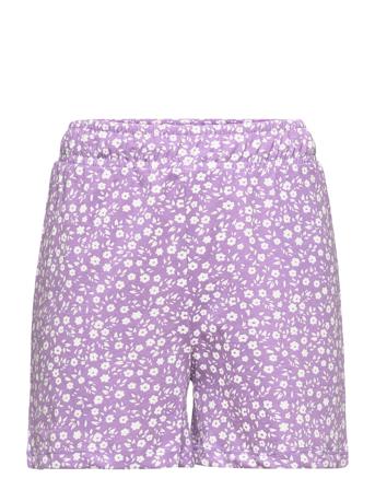 Konmay Hw Aop/Stripe Shorts Jrs Purple Kids Only