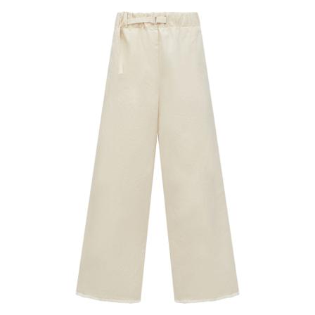 White Sand, Wide Trousers Wit, Dames, Maat:L