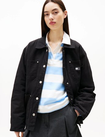 Tommy Jeans Tjw Chore Jacket Ext - Black - S