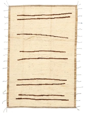 Berber Style Tæppe Moderne Orange/Beige (Uld, Afghanistan)