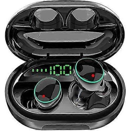 Trådlöst Bluetooth Ipx8 Sport Vattentätt Headset Bluetooth Headset, Kompatibelt Med Iphone Android-svart