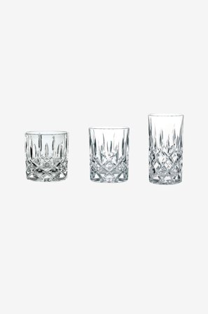 Nachtmann - Tumbler Noblesse sett i 18 deler - Transparent - Drinkglass & shotglass - Fra Homeroom