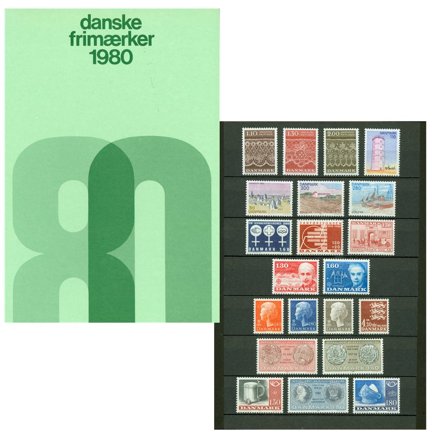 Danmark - Årsmappe 1980