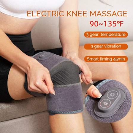Elektrisk knä massager axel armbågs massage 3 lägen Vibration Knä massager Knä avslappning Lufttryck Knådande massage