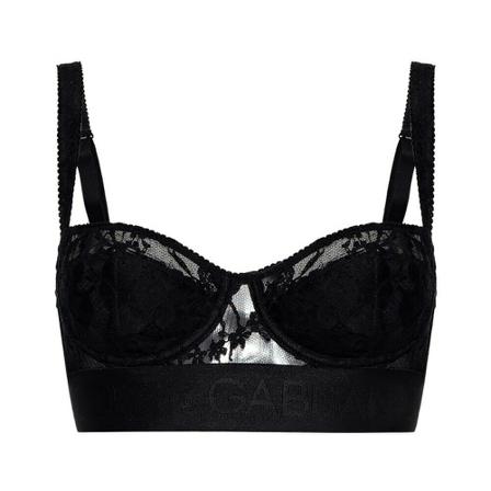 Dolce & Gabbana, Underwear Zwart, Dames, Maat:70B EU
