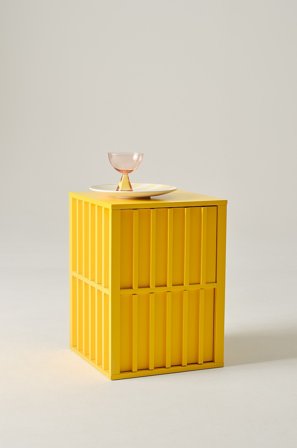 Jotex - Sidebord 40x40 Cm Gul - IKSEON - Kjøp Sidebord & småbord hos Jotex