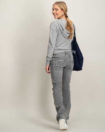 Gina Tricot Young Sparkle low flare jeans Grau Jeans Mädchen - Kids Brand Store