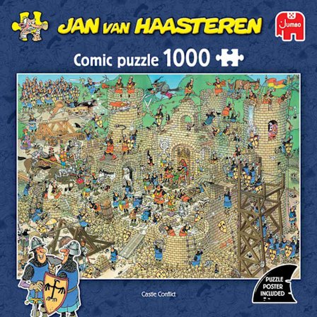 Jan Van Haasteren Palapeli Linnataistelu 1000 Palaa
