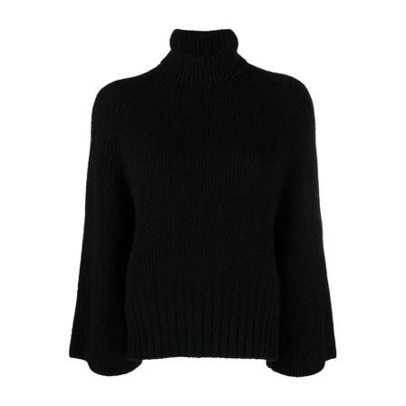 Emporio Armani Turtlenecks Sort, Dame Rullekraver