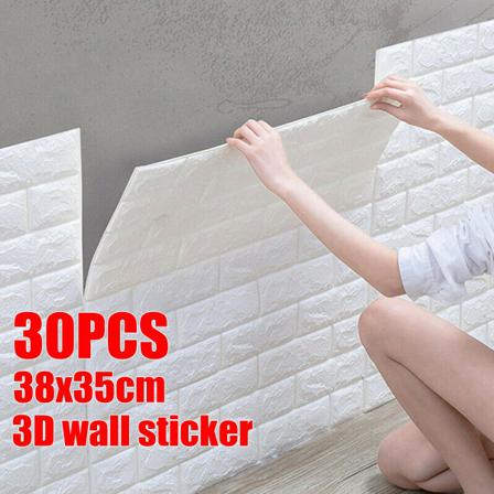 5:a 3d 38*35 Cm Mjukt Kakel Tegelväggklistermärke Självhäftande