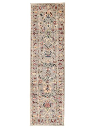 Kazak Fine Teppich 85X300 Läufer Wolle, Afghanistan