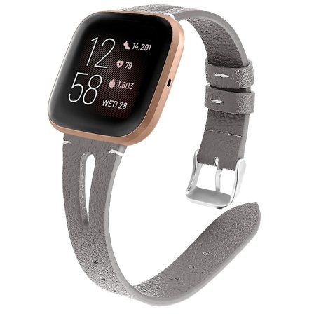 Grå Grå kompatibel med Fitbit Versa 2 Rem kompatibel med Fitbit Versa 2
