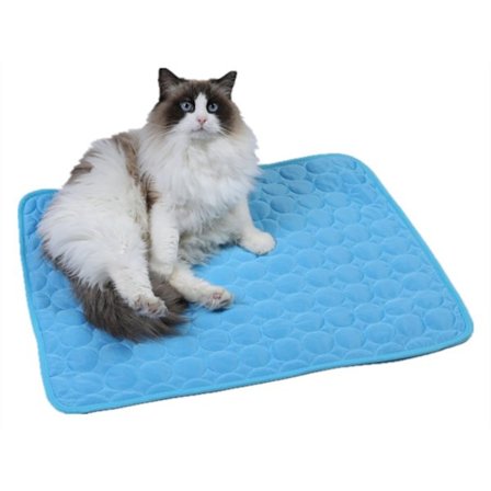 Hundekølemåtte Ice Silk Cool Pet Pad til varmt sommervejr Pet Cooling Pad Ideel til hjem og rejser