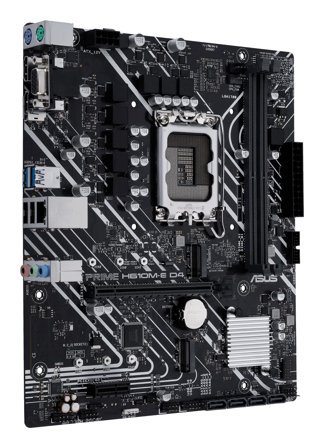 ASUS PRIME H610M-E D4-CSM - hovedkort - mikro ATX - LGA1700-sokkel - H610