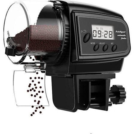 Automatisk fiskefôrer, multifunksjonell justerbar fiskefôrer for