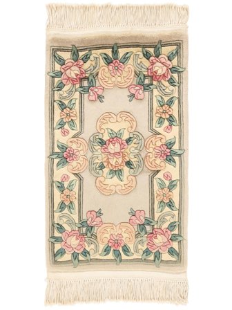 Medaillon Klein China 90 Line Teppich 52X87 Wolle