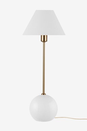 Globen Lighting - Bordslampa Iris 20 - Vit - Bordslampor - Från Homeroom