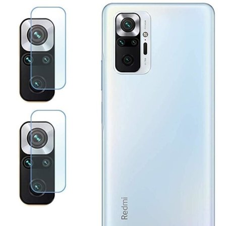 2-PACK Redmi Note 10 Pro 4G 5D Protection Linssin suojaus Kamera