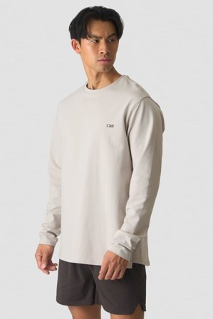 ICANIWILL - Stride Sweatshirt Men Light Grey - Heren - sportkleding van ICIW