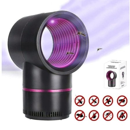 IC Elektrisk Myggfelle LED-lampe Zapper UV-lys Fluer Insekter Skadedyr Felle