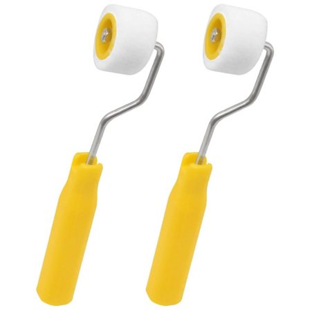 2 Pakke Mini Maleruller Ekstra Små Malingsull Pensler