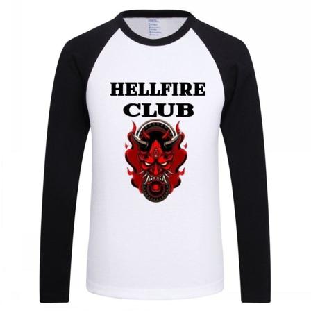 Stranger Things Kläder T-shirt Hellfire Vuxen L