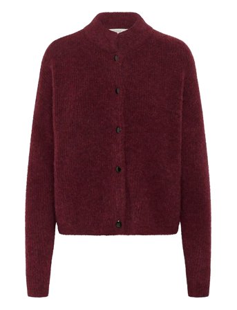 Alphagz Short Cardigan Burgundy Gestuz